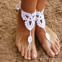 Ankle Armband Handhäkeln Barfuß Sandalen Fußschmuck Beachwear Bademode